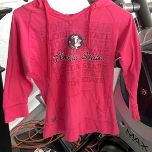 Women’s hoodie runs alittle small but says medium